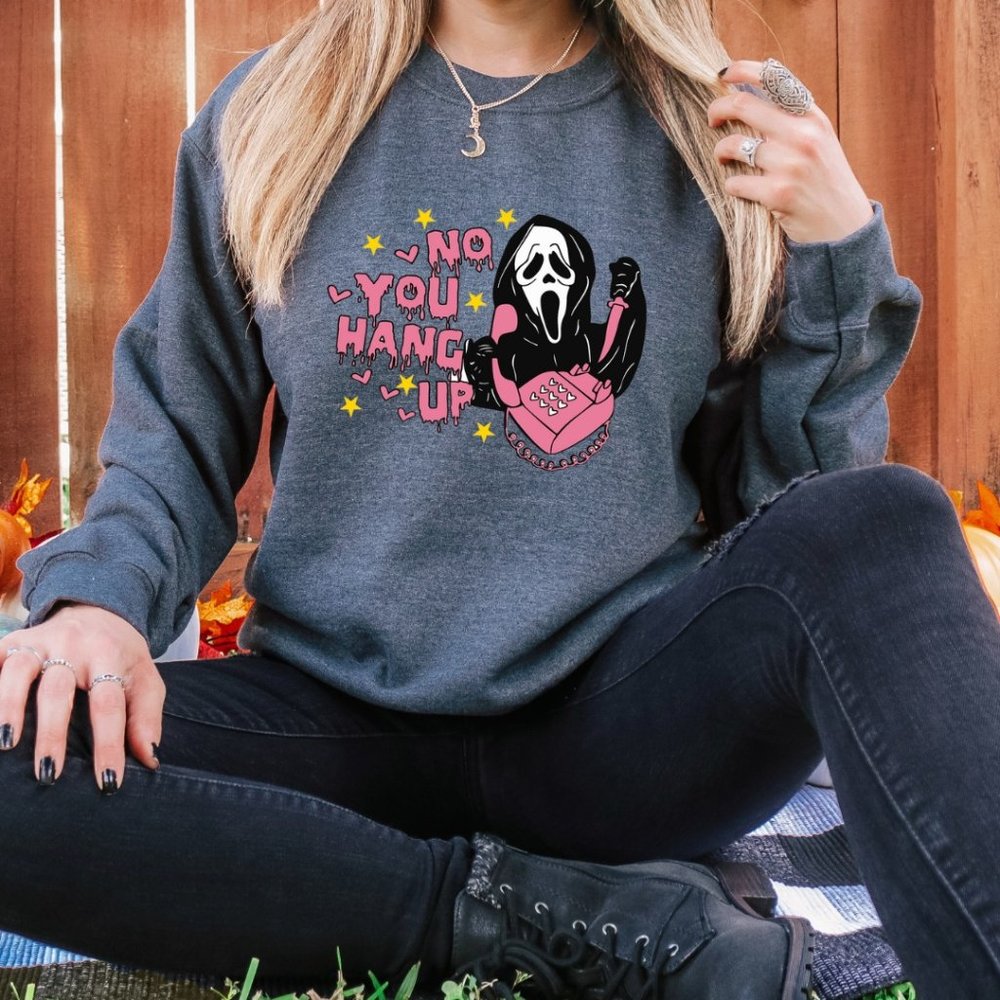 Ghostface No You Hang Up Crewneck Sweatshirt